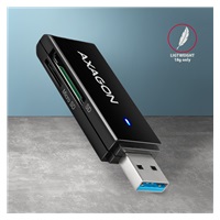 AXAGON CRE-S2N, USB-A 3.2 Gen 1 - SUPERSPEED czytnik kart, 2-gniazda & lun SD/microSD, UHS-I