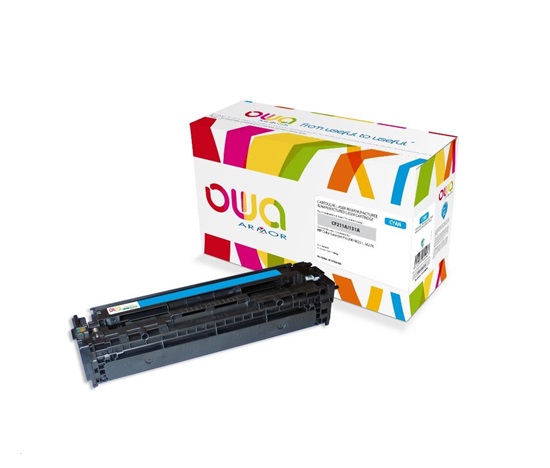 Toner OWA Armor do HP Laserjet M 450, 454, 455, 470, 479; 6 000 stron, W2031X, niebieska/cyan