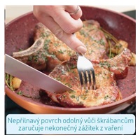 Livington Copper & Stone Pan 24 cm