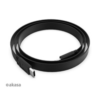 AKASA kabel USB-C na USB-C, 20G, 46W PD, 4K@60Hz, 1m