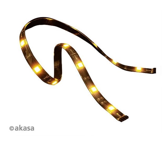 AKASA LED pásek Gold yellow, RGB