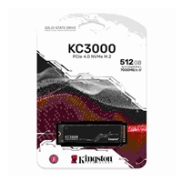 Kingston SSD 512GB KC3000 M.2 2280 NVMe™ PCIe Gen 4 (R 7000MB/s; W 3900MB/s)