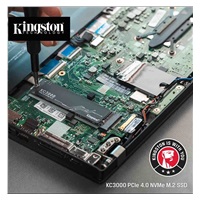 Kingston SSD 1TB (1024GB) KC3000 M.2 2280 NVMe™ PCIe Gen 4 (R 7000MB/s; W 6000MB/s)