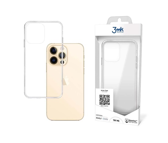 3mk Armor case pro Apple iPhone 13 Pro, čirá