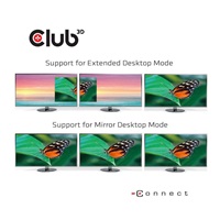 Club3D Dokovací stanice USB-C 14v1, 1xDP, 1xHDMI, 1xVGA, 2xUSB-C, 5xUSB, čtečka SD karet, černá