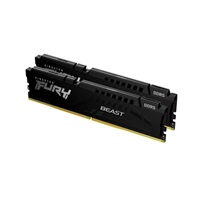 KINGSTON DIMM DDR5 32GB (Kit of 2) 5200MT/s CL40 FURY Beast Černá