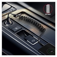 AXAGON BUMM-AM10TB, TWISTER kabel Micro USB <-> USB-A, 0.6m, USB 2.0, 2.4A, ALU, tpe, černý