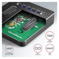 AXAGON ADSA-M2C, USB-C 3.2 Gen 2 - 2x M.2 NVMe SSD CLONE MASTER stacja dokująca