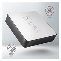AXAGON ADSA-M2C, USB-C 3.2 Gen 2 - 2x M.2 NVMe SSD CLONE MASTER stacja dokująca
