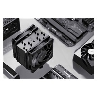 NOCTUA Chladič CPU NH-U12A-CH.BK, 2x 120mm, LGA1851, AM5, černá