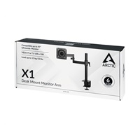 ARCTIC držák na monitor X1, ocel, matná černá