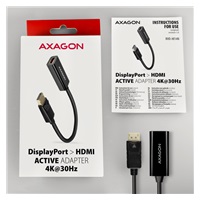AXAGON RVD-HI14N, DisplayPort -> HDMI 1.4 redukce / adaptér, 4K/30Hz