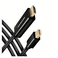 AXAGON RVDM-HI14C2, Mini DisplayPort -> HDMI 1.4 redukce / kabel 1.8 m, 4K/30Hz