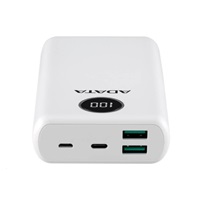 ADATA PowerBank P20000QCD - externí baterie pro mobil/tablet 20000mAh, 2,1A, bílá (74Wh)