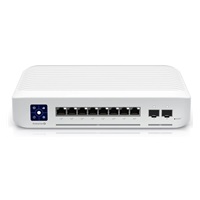 UBNT USW-Enterprise-8-PoE [8x 2.5G RJ45, 2x 10G SFP+, 120W PoE budget, PoE+ 802.3af/at, 1,3" dotykový displej]