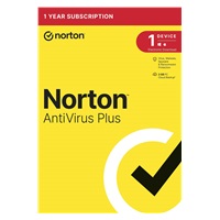 NORTON ANTIVIRUS PLUS 2GB CZ 1 uživatel pro 1 zařízení na 1 rok ESD