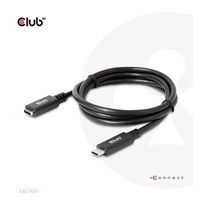Club3D Prodlužovací kabel USB-C, 5Gbps, 60W(20V/3A), 4K60Hz (M/F), 1m