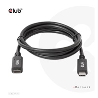 Club3D Prodlužovací kabel USB-C, 5Gbps, 60W(20V/3A), 4K60Hz (M/F), 1m