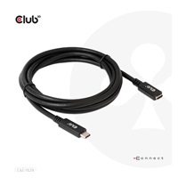 Club3D Prodlužovací kabel USB-C, 5Gbps 60W(20V/3A), 4K 60Hz (M/F), 2m