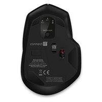 CONNECT IT Triple SmartSwitch bezdrátová myš, 2.4 GHz & BT, černá