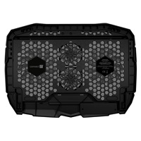 CONNECT IT FrostWind chladící podložka pod notebook s červeným podsvícením, černá