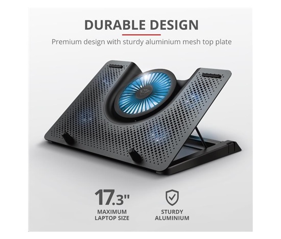BAZAR - TRUST Stojan na notebook GXT1125 QUNO LAPTOP COOLING STAND