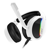 CONNECT IT NEO herní sluchátka s mikrofonem, 1xJack+USB, bílá