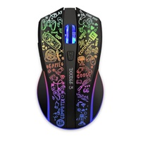 CONNECT IT DOODLE 3 bezdrátová herní myš, černá