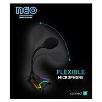 CONNECT IT NEO RGB ProMIC mikrofon, černá