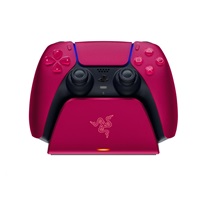 RAZER Univerzální rychlonabíjecí stojan, pro PlayStation 5, Cosmic Red