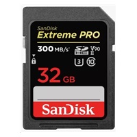 SanDisk SDHC karta 32GB Extreme PRO (300 MB/s, Class 10, UHS-II U3 V90)