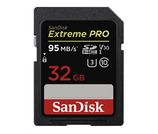 SanDisk SDHC karta 64GB Extreme PRO (300 MB/s, Class 10, UHS-II U3 V90)