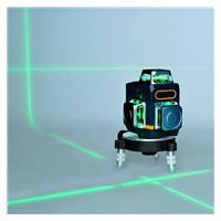 Solight laserová vodováha 12 linií, 360°, zelený laser