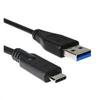 C-TECH kabel USB 2.0 AM na USB-C (AM/CM), 1m, černý