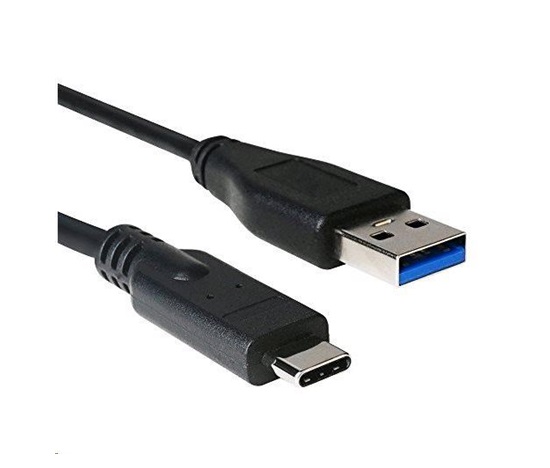 C-TECH kabel USB 2.0 AM na USB-C (AM/CM), 2m, černý