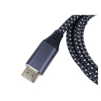 PREMIUMCORD Kabel HDMI 2.1 High Speed + Ethernet kabel 8K@60Hz, zlacené konektory, 1m
