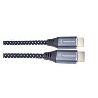 PREMIUMCORD Kabel HDMI 2.1 High Speed + Ethernet kabel 8K@60Hz, zlacené konektory, 2m