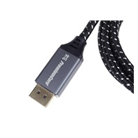 PREMIUMCORD Kabel DisplayPort 1.4 přípojný kabel, kovové a zlacené konektory, 2m