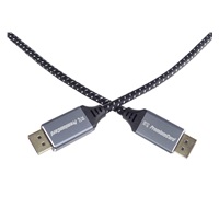 PREMIUMCORD Kabel DisplayPort 1.4 přípojný kabel, kovové a zlacené konektory, 2m