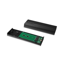 CHIEFTEC externí rámeček na M.2 PCIe NVMe/S-ata SSD Enclosure Tool-Less, s USB Type C konektorem, černá