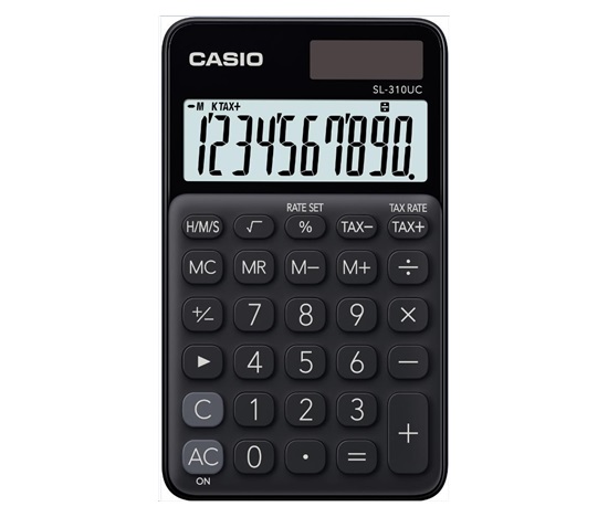 CASIO kalkulačka SL 310UC BK , Kapesní kalkulátor, blistr