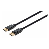 Manhattan kabel DisplayPort 1.4, DisplayPort Male na Male, 1m, černá