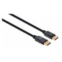 Manhattan kabel DisplayPort 1.4, DisplayPort Male na Male, 2m, černá
