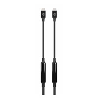 MANHATTAN Kabel USB-C Male to Male, USB 3.2 Gen 2 Type-C Active Device Cable, 5m, pozlacené koncovky, černá