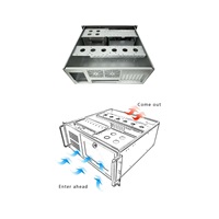 1stCOOL IPC serverová skříň 4U-450, 19" Rack Black, bez zdroje