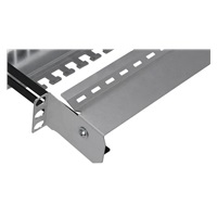 19" modulární stíněný patch panel LEXI-Net 24port, černý, výsuvný