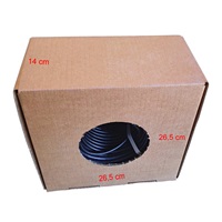 FTP kabel LEXI-Net Cat5E, drát, dvojitý venkovní PE+PVC, černý, 100m, box