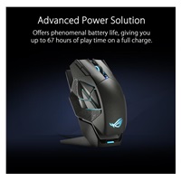 ASUS myš ROG SPATHA X (P707), bezdrátová, černá