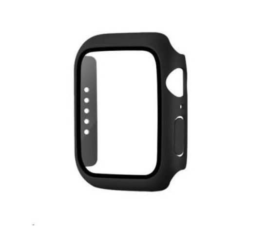 COTECi polykarbonátové pouzdro s ochranou displeje pro Apple Watch 45 mm černá