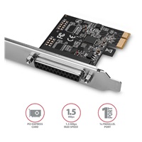 AXAGON PCEA-P1N, kontroler PCIe - 1x port równoległy (LPT), w zestawie LP